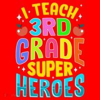 I Teach 3Rd Grade Superheroes Third Grade Teacher Great Gift Santa Hat thumb 1