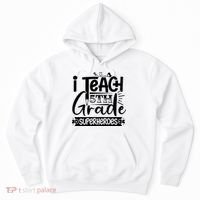 I Teach 5th Grade Superheroes Hoodie thumb 0
