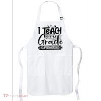 I Teach 5th Grade Superheroes Apron thumb 0
