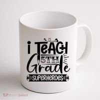 I Teach 5th Grade Superheroes Coffee Mug thumb 1