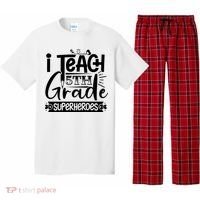 I Teach 5th Grade Superheroes Pajama Set thumb 0