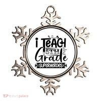 I Teach 5th Grade Superheroes Ornament thumb 0