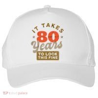 Funny 80th Birthday Saying 80 Years Old Quote Five-Panel Snapback Cap thumb 0