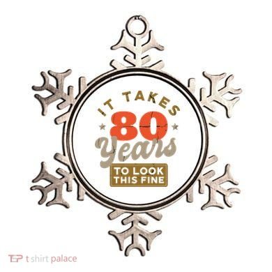 Funny 80th Birthday Saying 80 Years Old Quote Ornament