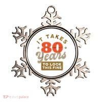 Funny 80th Birthday Saying 80 Years Old Quote Ornament thumb 0