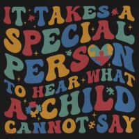 It Takes A Special Person To Hear What A Child Cannot Say Coaster thumb 2