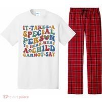 It Takes A Special Person To Hear What A Child Cannot Say Pajama Set thumb 0