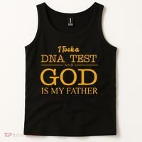I Took A DNA Test And God Is My Father Tank Top thumb 2