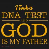 I Took A DNA Test And God Is My Father Visor thumb 3