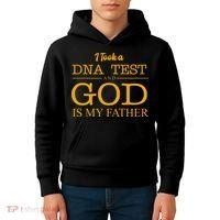 I Took A DNA Test And God Is My Father Kids Hoodie thumb 4