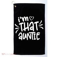 I'm That Auntie Golf Towel thumb 0