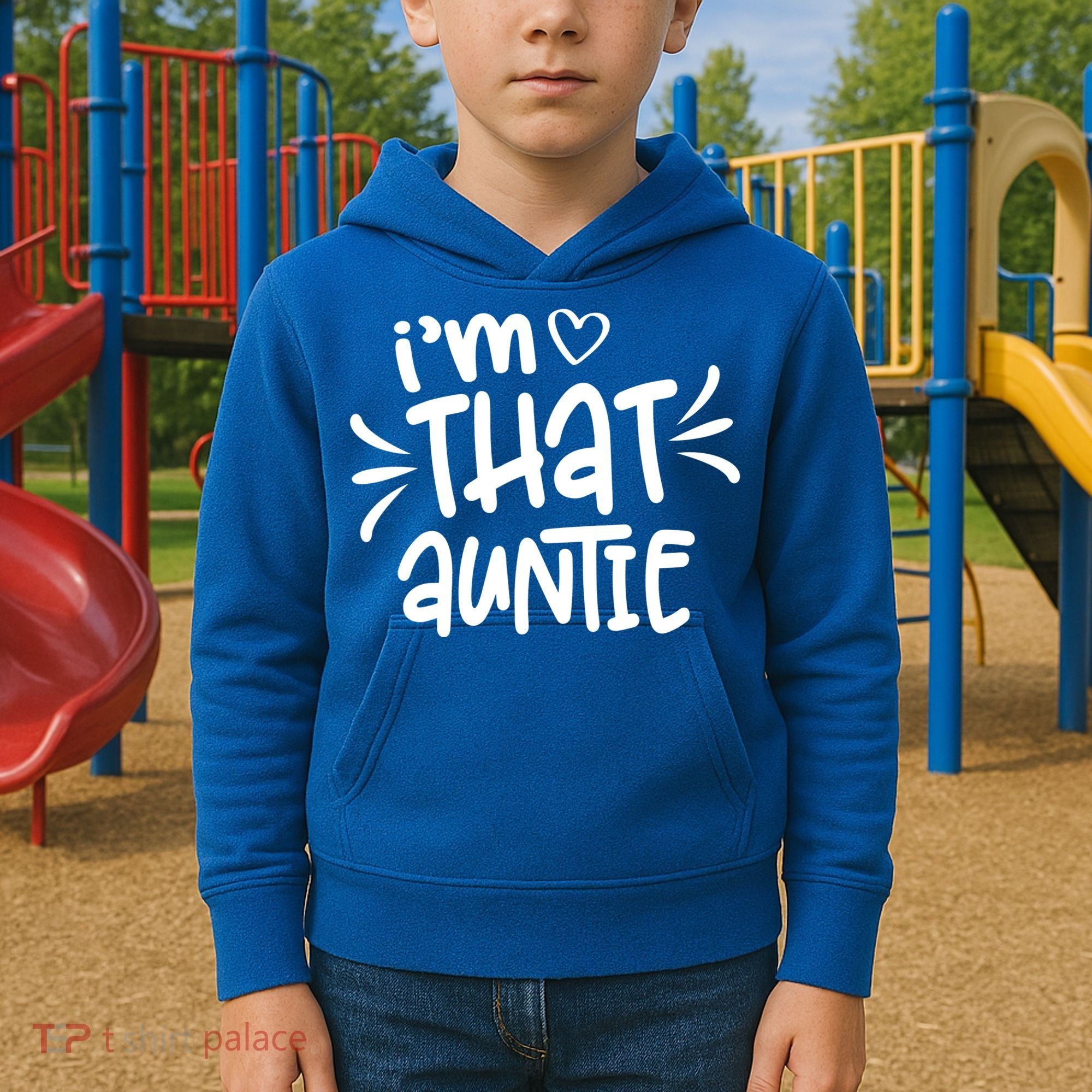 I'm That Auntie Kids Hoodie