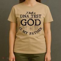 I Took A Dna Test God Is My Father Jesus Christian T-Shirt thumb 4