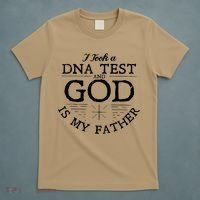 I Took A Dna Test God Is My Father Jesus Christian T-Shirt thumb 5
