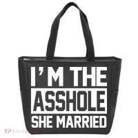 I'm The Asshole She Married Tote Bag thumb 0