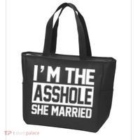 I'm The Asshole She Married Tote Bag thumb 3