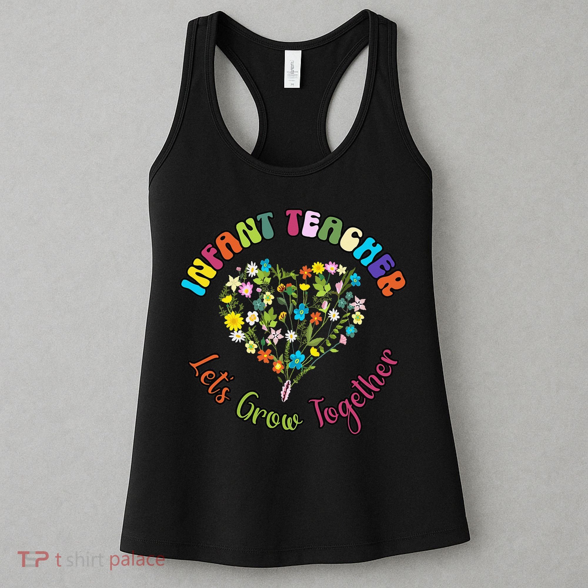 Infant Teacher Appreciation Week Wildflower Floral Women Women's Tank Top