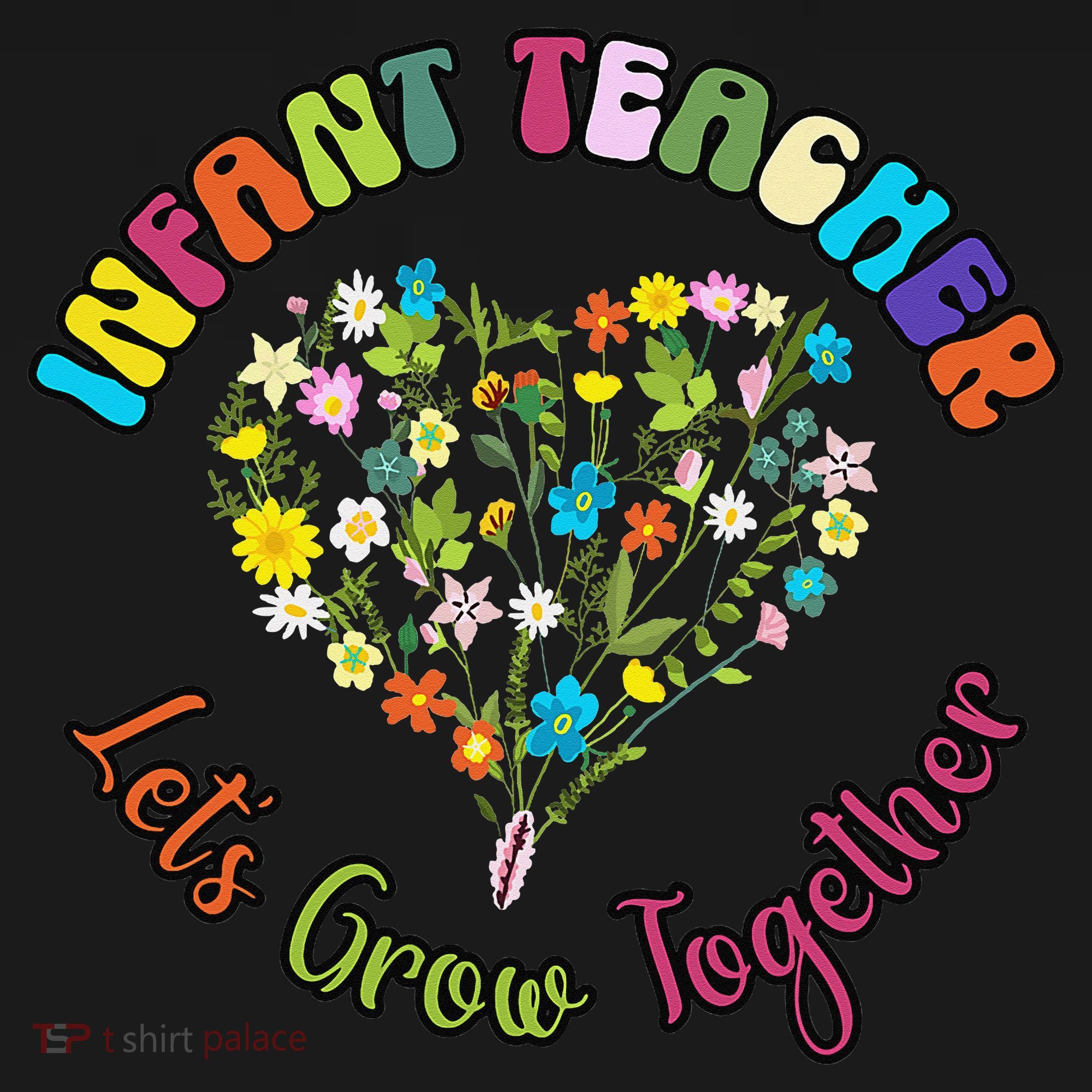 Infant Teacher Appreciation Week Wildflower Floral Women Women's Tank Top