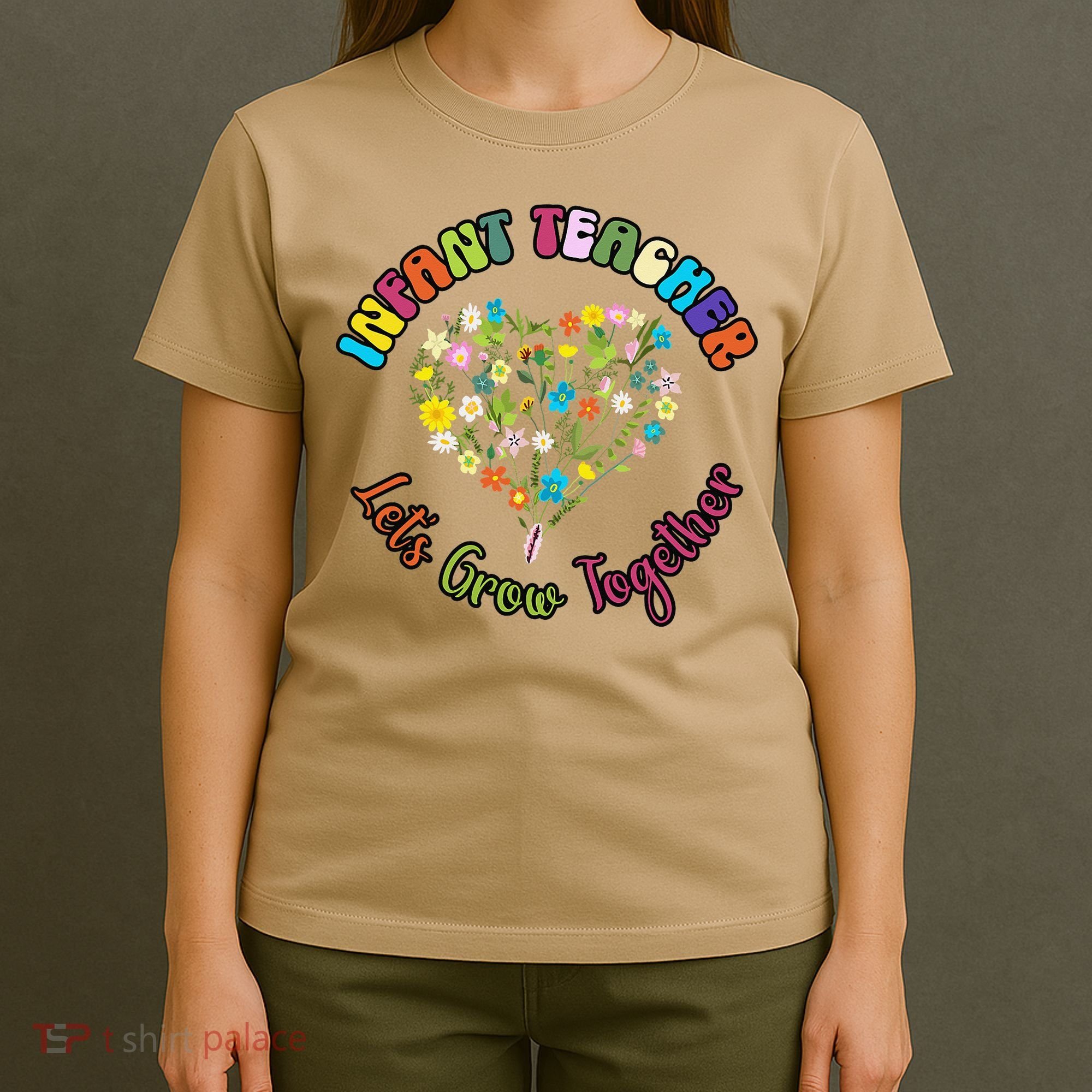 Infant Teacher Appreciation Week Wildflower Floral Women T-Shirt