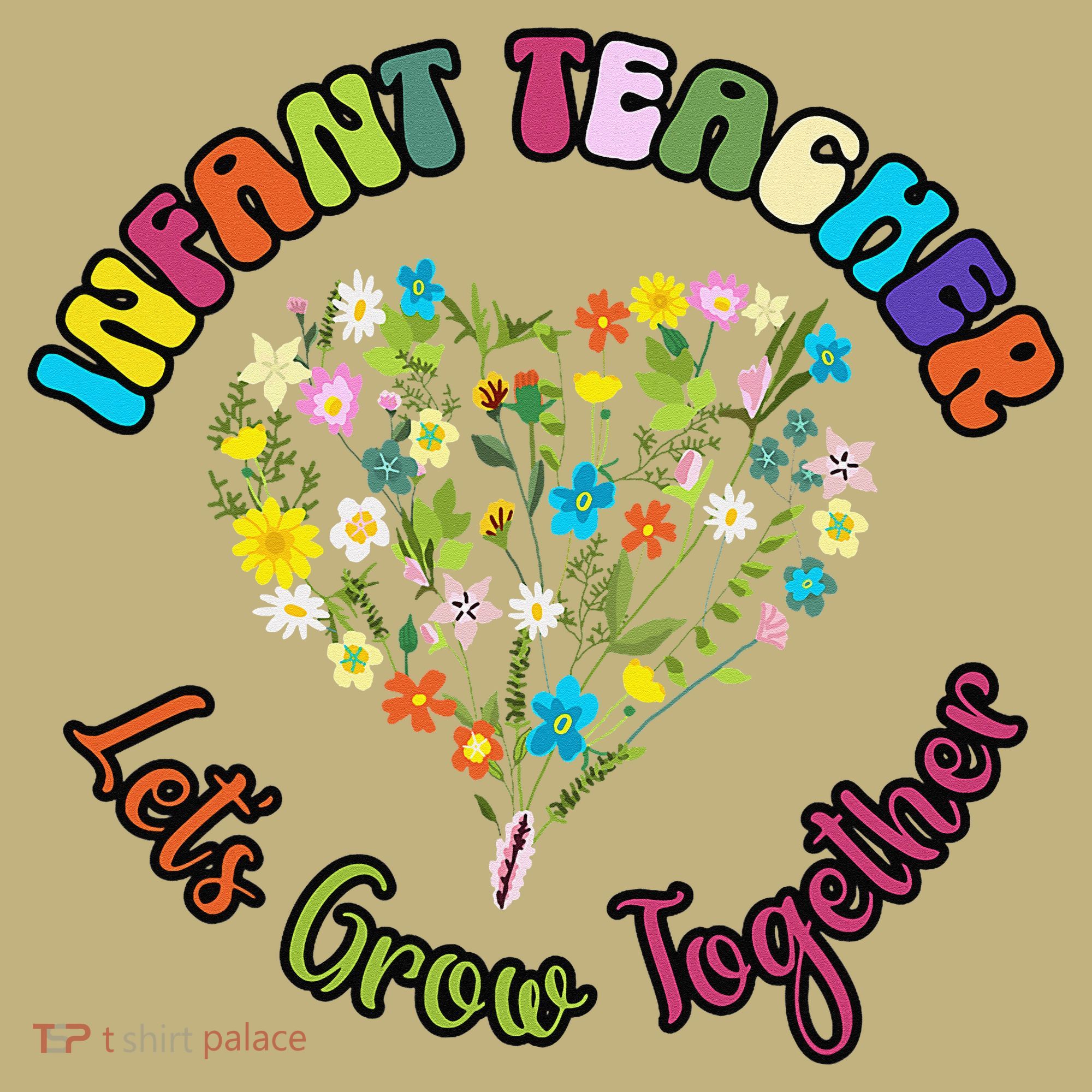 Infant Teacher Appreciation Week Wildflower Floral Women T-Shirt
