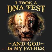 I Took A Dna Test And God Is My Father Lion Jesus Hat thumb 2