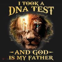 I Took A Dna Test And God Is My Father Lion Jesus Visor thumb 3