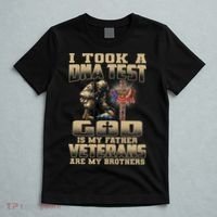 I Took A Dna Test God Is My Father Veterans Are My Brothers T-Shirt thumb 5