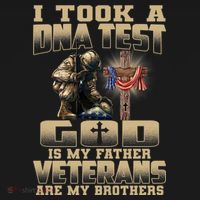 I Took A Dna Test God Is My Father Veterans Are My Brothers T-Shirt thumb 7