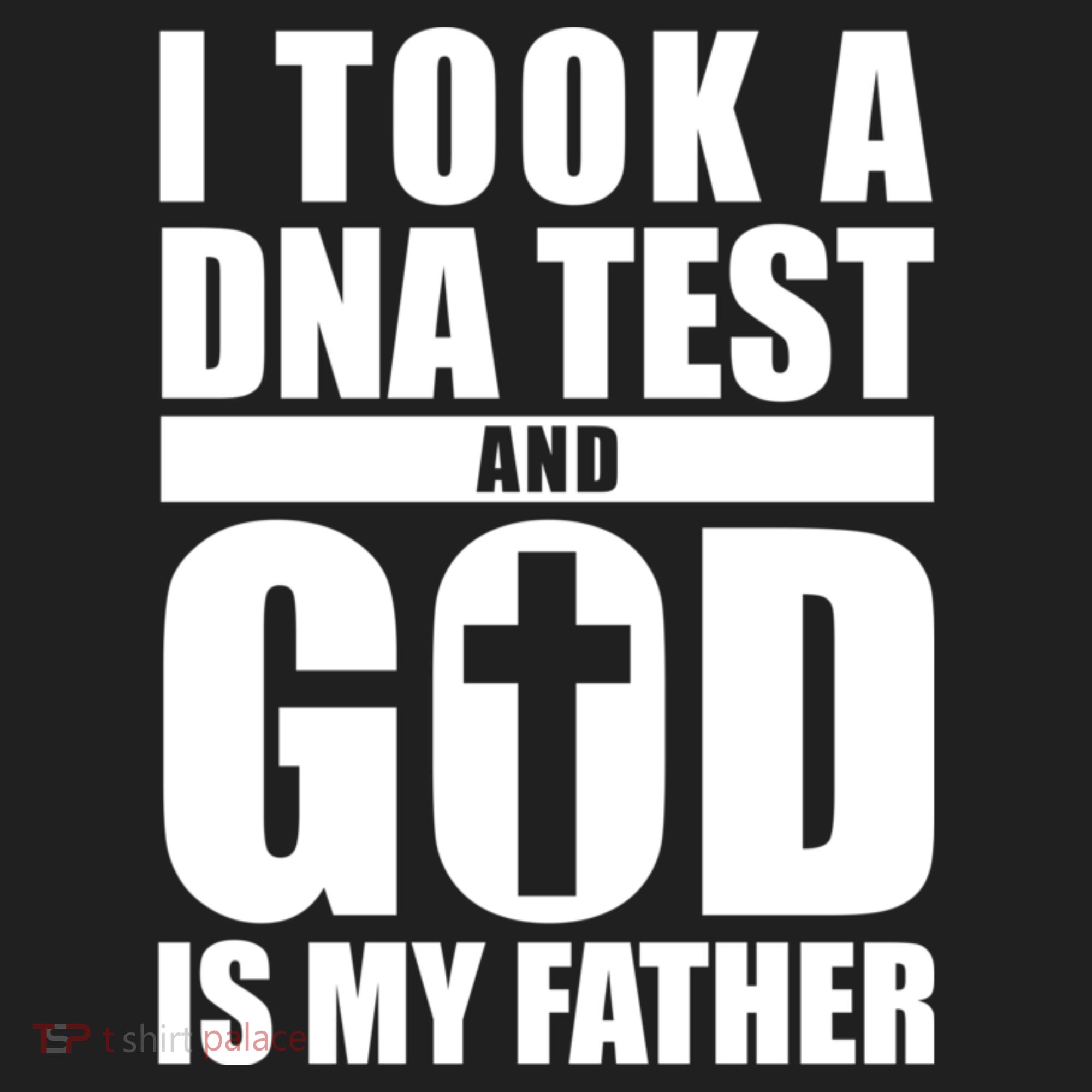 I Took A Dna Test And God Is My Father Christianity Golf Towel