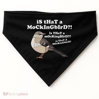 Is That A Mockingbird Funny Mockingbird Meme USA-Made Doggie Bandana thumb 0