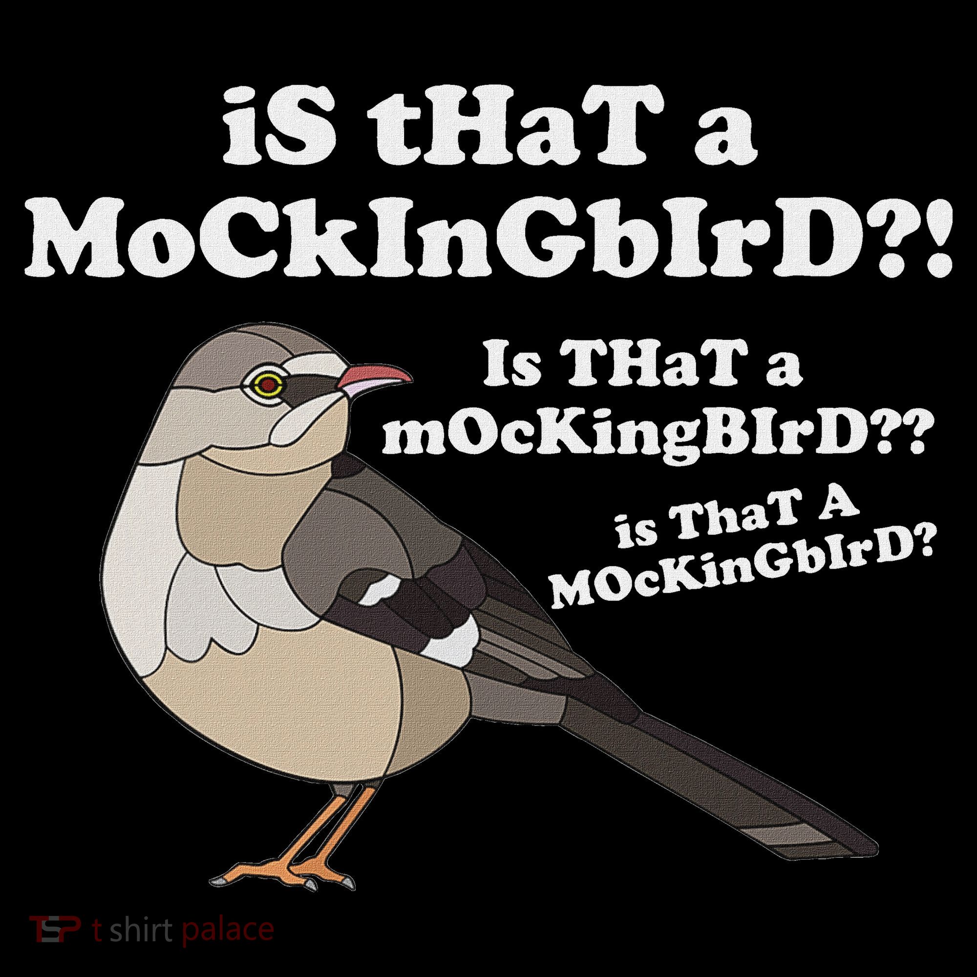 Is That A Mockingbird Funny Mockingbird Meme Women's Long Sleeve Shirt