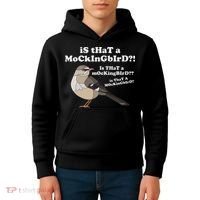 Is That A Mockingbird Funny Mockingbird Meme Kids Hoodie thumb 4