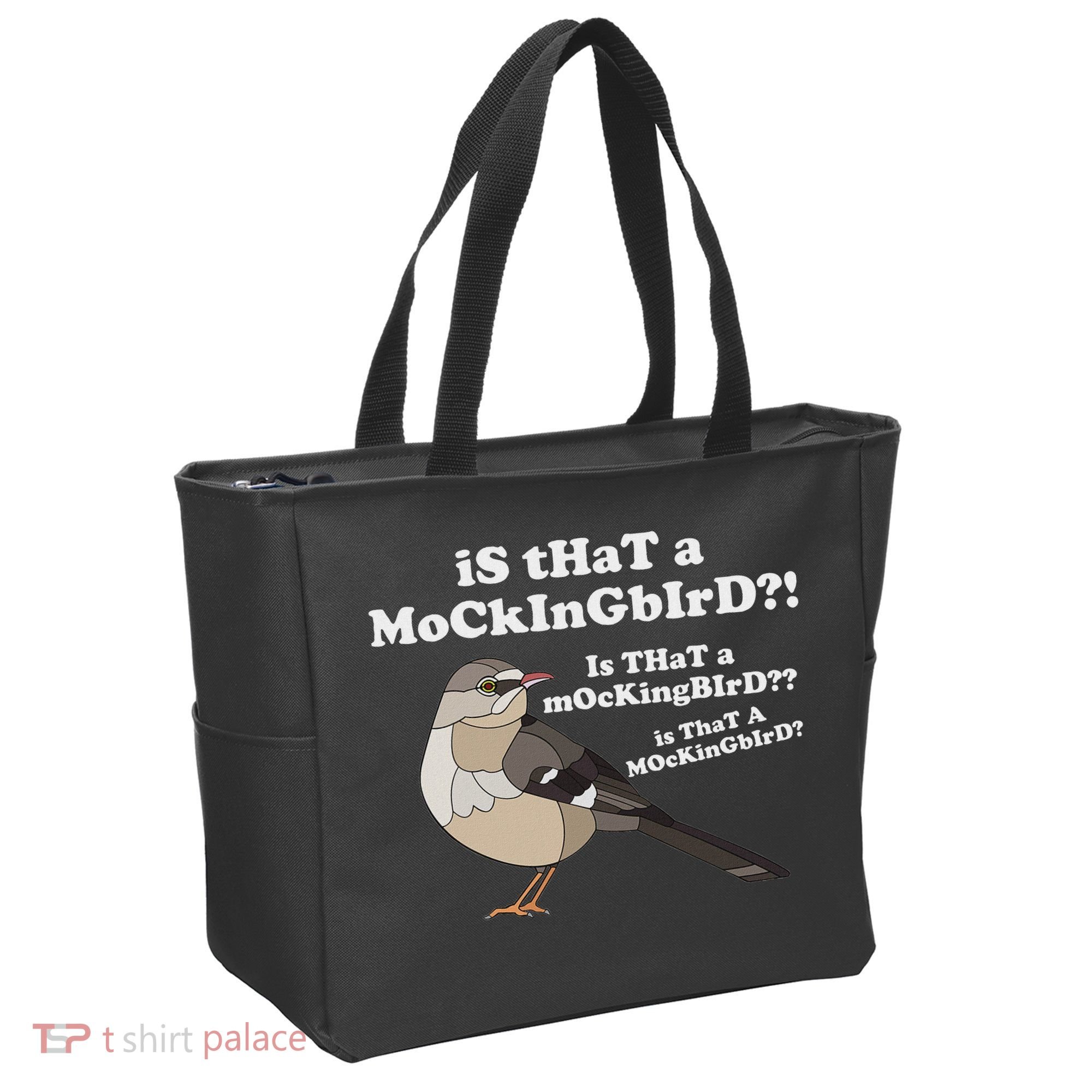 Is That A Mockingbird Funny Mockingbird Meme Tote Bag