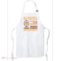 Indigenous Thanksgiving American Fed Undocumented Immigrants Apron thumb 0