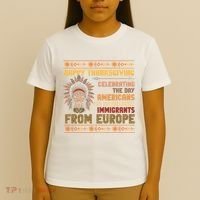 Indigenous Thanksgiving American Fed Undocumented Immigrants T-Shirt thumb 4