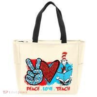 I Teach A Thing Or Two In Preschool Kindergarten 2nd Grade Tote Bag thumb 0