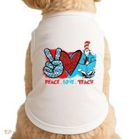 I Teach A Thing Or Two In Preschool Kindergarten 2nd Grade Doggie Tank thumb 0