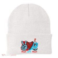 I Teach A Thing Or Two In Preschool Kindergarten 2nd Grade Beanie thumb 0