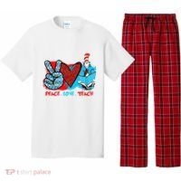 I Teach A Thing Or Two In Preschool Kindergarten 2nd Grade Pajama Set thumb 0