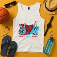 I Teach A Thing Or Two In Preschool Kindergarten 2nd Grade Tank Top thumb 4