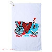 I Teach A Thing Or Two In Preschool Kindergarten 2nd Grade Golf Towel thumb 0