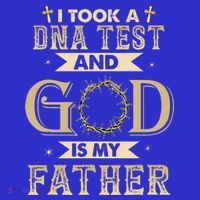 I Took A DNA Test And God Is My Father Christian Religious Coaster thumb 2