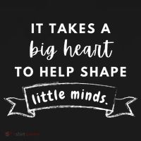 It Takes A Big Heart To Help Shape Little Minds Cute Teacher Gift Women's Hoodie thumb 2