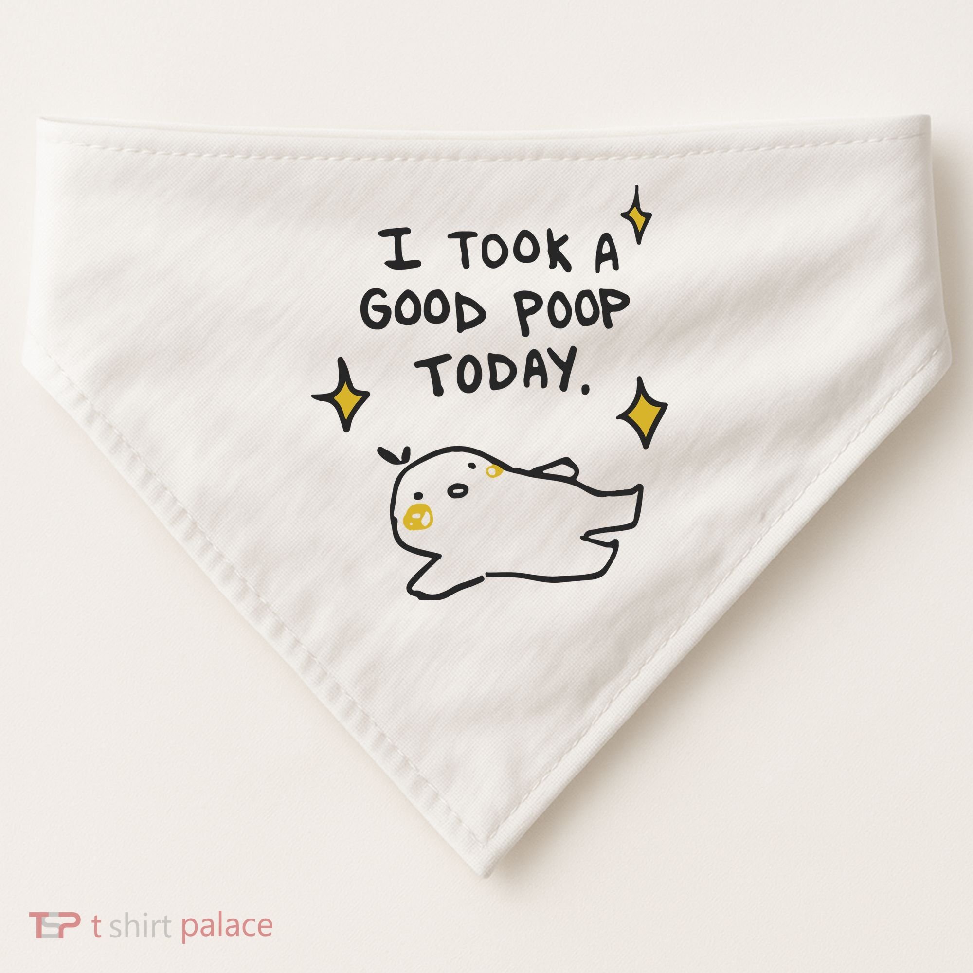 I Took A Good Poop Today USA-Made Doggie Bandana