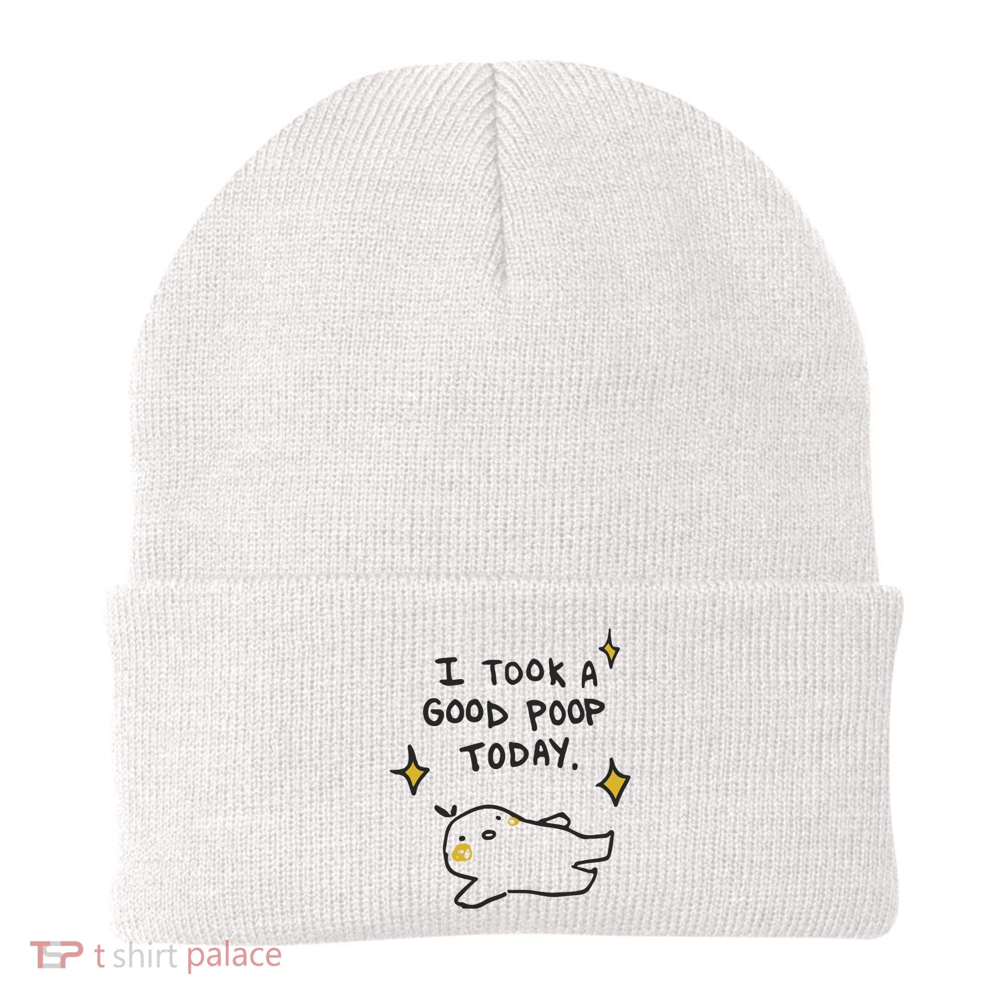 I Took A Good Poop Today Beanie