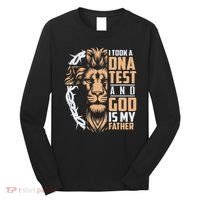 I Took A Dna Test God Is My Father Long Sleeve Shirt thumb 0
