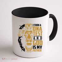 I Took A Dna Test God Is My Father Coffee Mug thumb 1