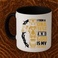 I Took A Dna Test God Is My Father Coffee Mug thumb 2
