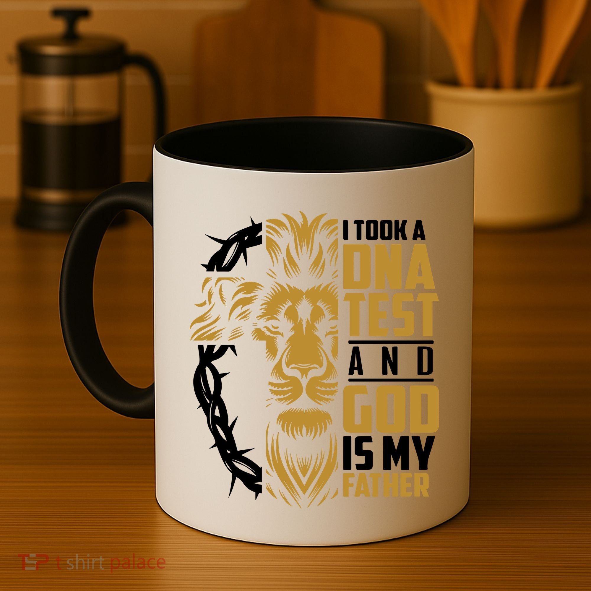 I Took A Dna Test God Is My Father Coffee Mug
