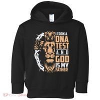 I Took A Dna Test God Is My Father Toddler Hoodie thumb 0